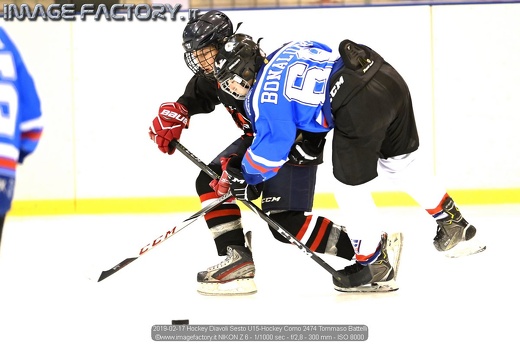 2019-02-17 Hockey Diavoli Sesto U15-Hockey Como 2474 Tommaso Battelli